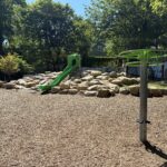 photo showing playground structures