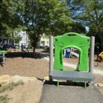 photo showing playground structures