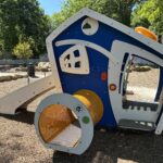 photo showing playground structures