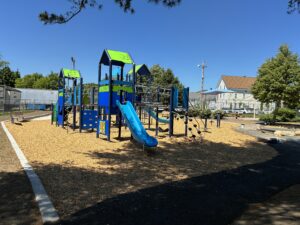 George J West Park Playground for ages 5-12
