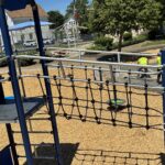 George J West Park Playground bridge