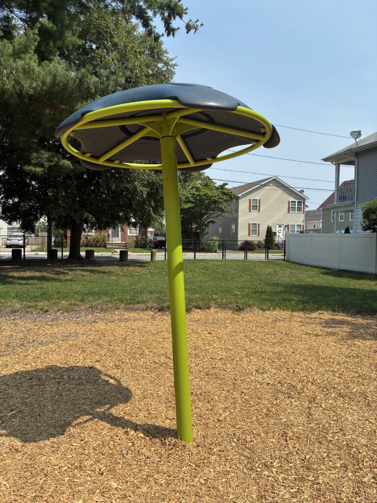 photo showing a playground structure