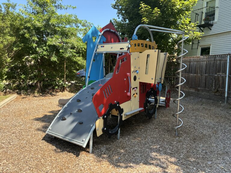 photo of a playground structure