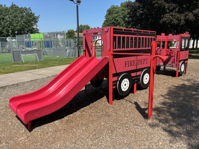 photo of a playground structure