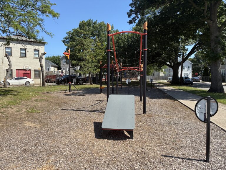 photo of a playground structure