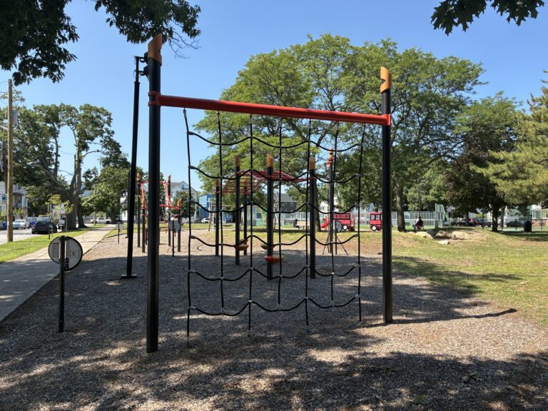 photo of a playground structure