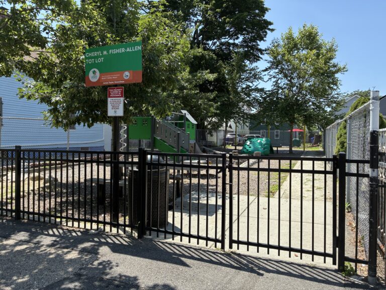 photo showing playground structures