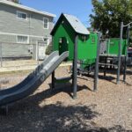 photo showing playground structures