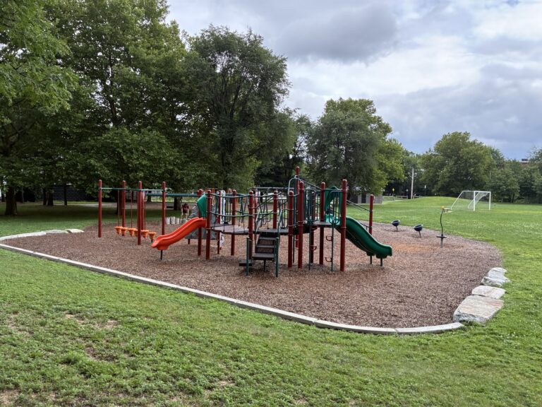 photo of a playground structure