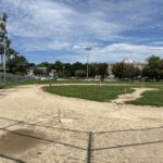 photo of work being done at a baseball field