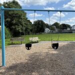 photo showing swings