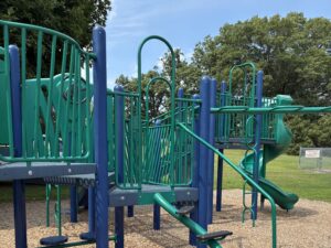 Hopkins Park play structure for ages 5-12