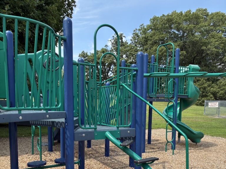 Hopkins Park play structure for ages 5-12