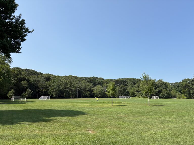 Merino Park soccer fields in August 2026