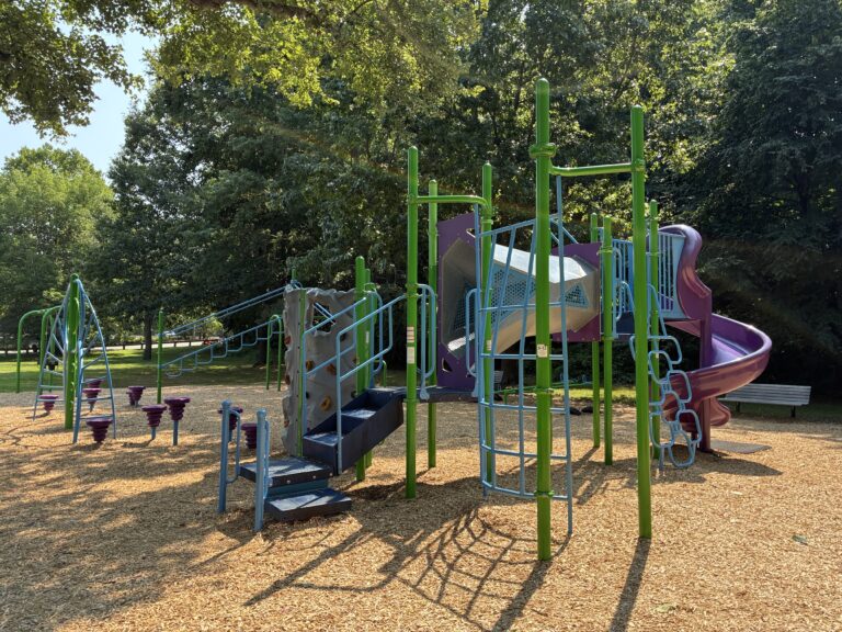 Merino Park play structure for ages 5-12 renovated in 2026