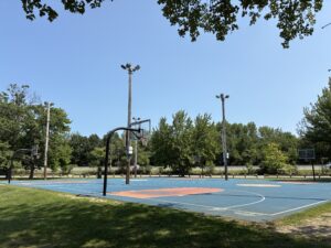 photo of basketball courts