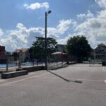 photo of basketball courts