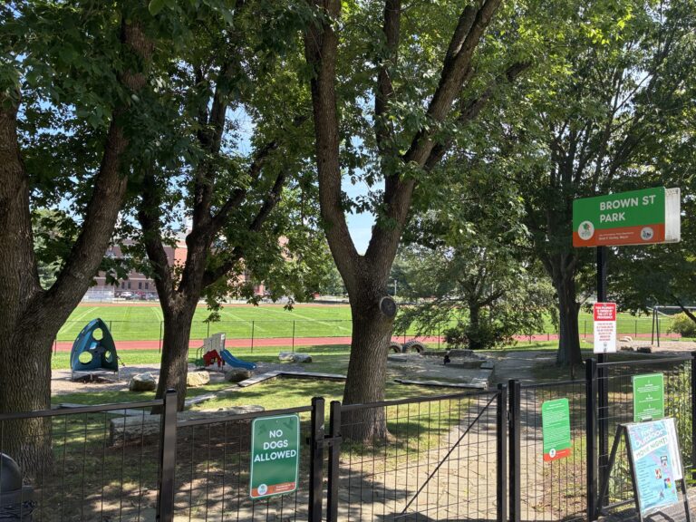 Photo showing playground structures