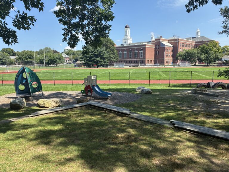 Photo showing playground structures