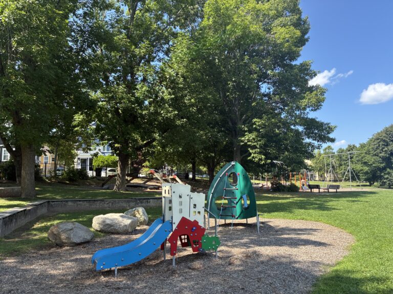 Photo showing playground structures