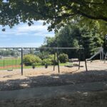 Photo showing playground structures