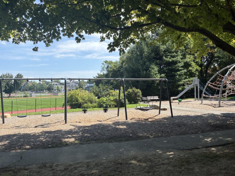 Photo showing playground structures