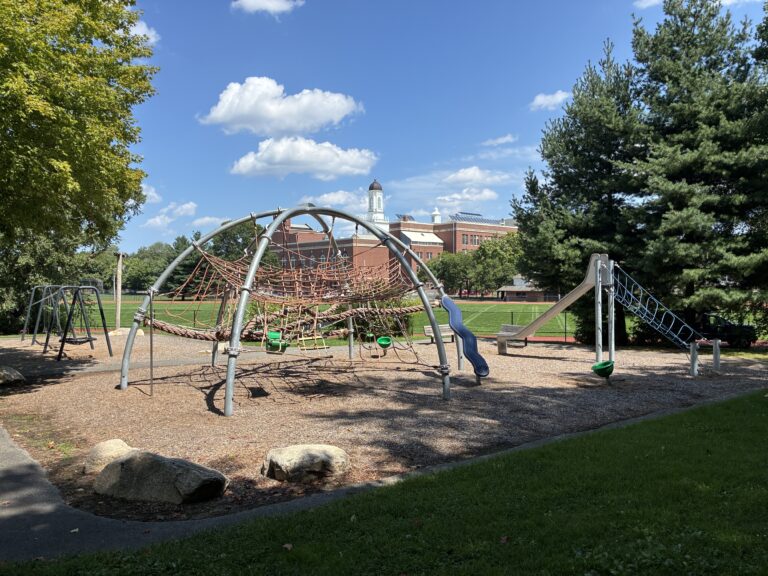 Photo showing playground structures