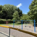 photo showing playground structures