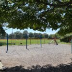 photo showing playground structures