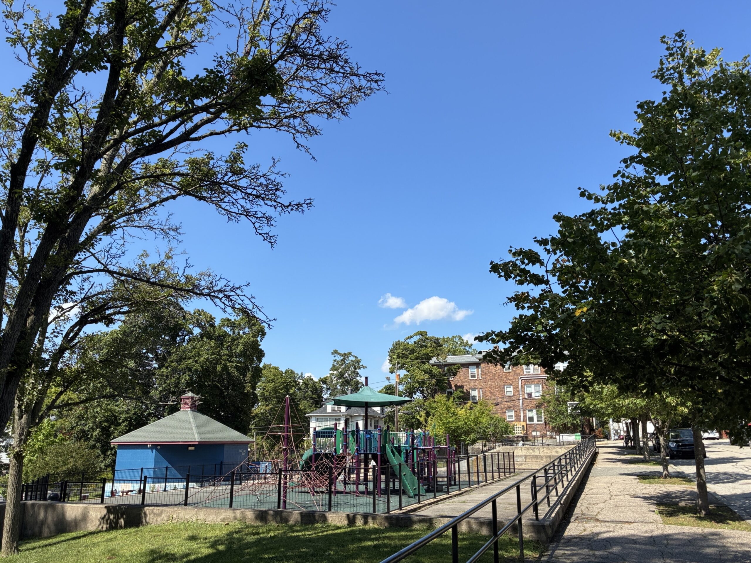 photo showing playground area