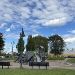 photo showing playground structures