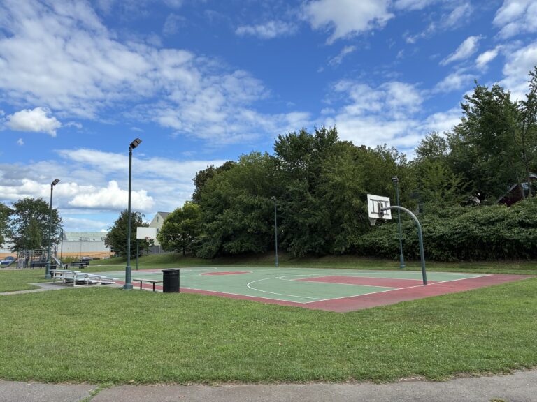 photo showing basketball court