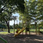 photo showing playground structures