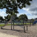 photo showing playground structures