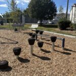 balancing component at George J West Park Playground