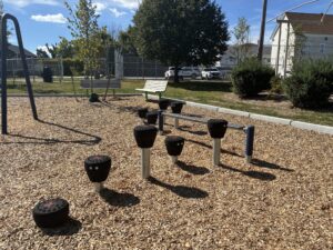 balancing component at George J West Park Playground