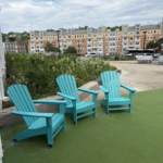 Photo showing Adirondack chairs set up in providence