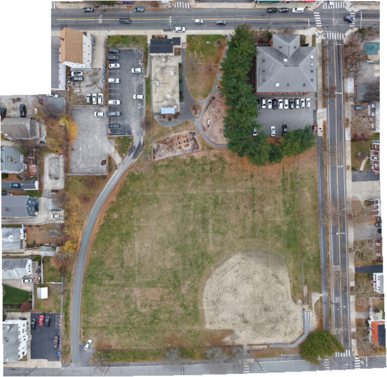 George J West Park aerial photo prior to 2026 improvements