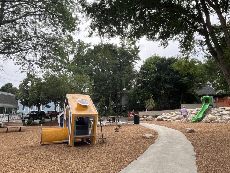 Photo showing playground structures
