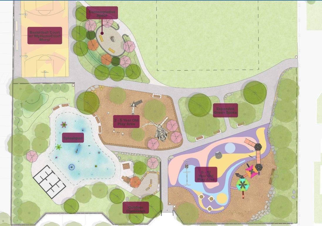 concept art for Cabral Park