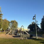 Columbia Park playground near sunset October 2026