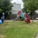 Photo showing playground structures at Diamond Street Park