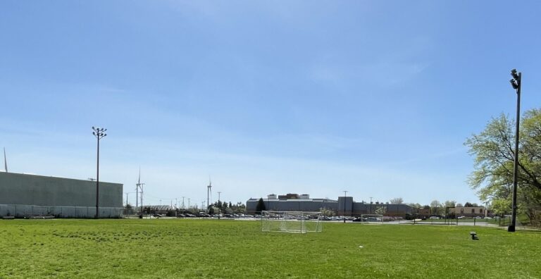 Photo showing soccer fields at Drummond Field