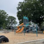 Photo showing playground structures at General Street Park