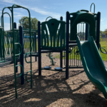 Photo showing playground structures at Hoplins Park