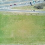 Hopkins Park soccer field birds eye view April 2021