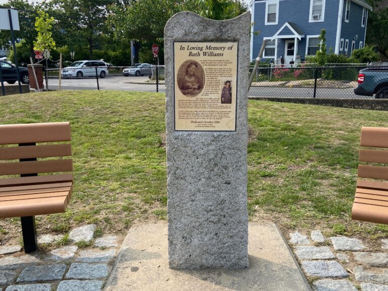 photo of a memorial in a park