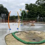 Photo showing splashpad at James J. Ahern Park