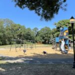 Photo showing playground area and structures at Joseph Williams Field & Playground