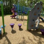 Photo Showing play structures at Merino Park